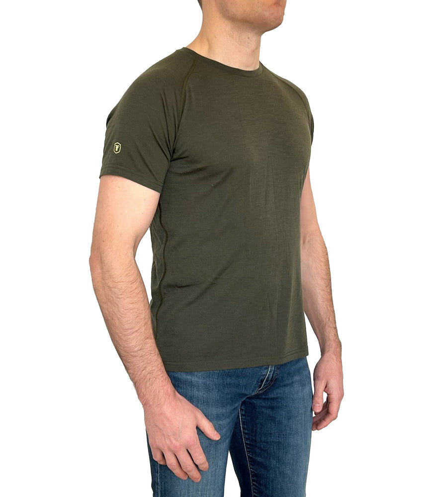 
                  
                    Merino Wool T-Shirt – Lightweight & Durable Outdoor Performance Shirt | 150 GSM
                  
                