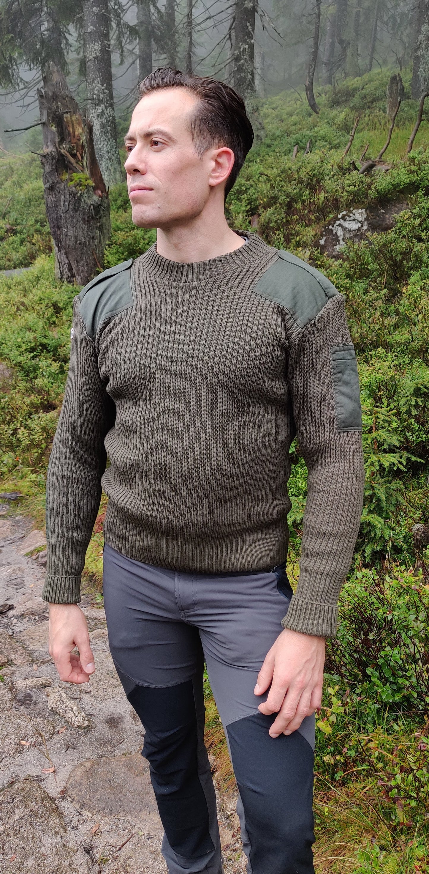 British Commando Sweater Woolly Pully 100% Wool – Flanders Fields USA